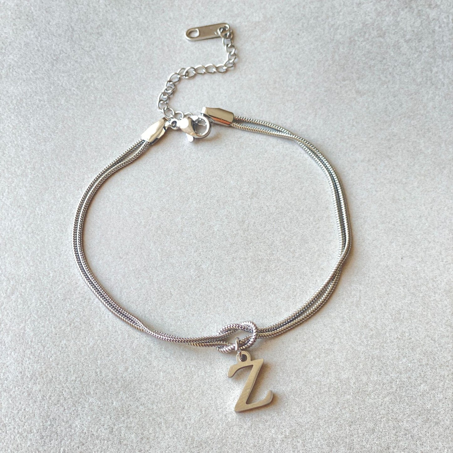 The Someone A-Z Love Knot Bracelet