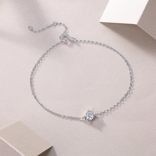 The Someone Moissanite Silver Bracelet