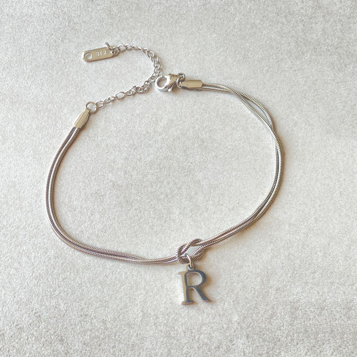 The Someone A-Z Love Knot Bracelet
