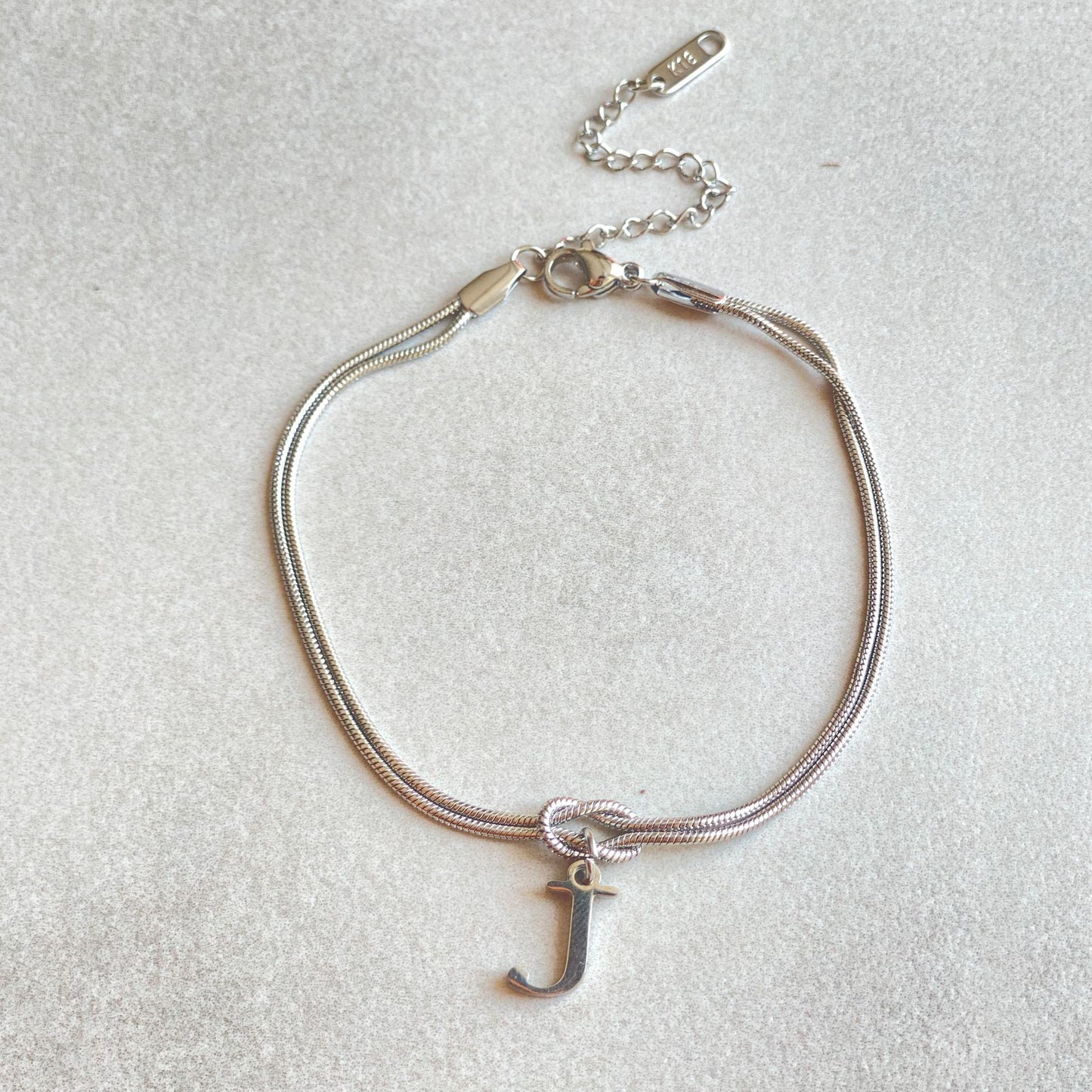 The Someone A-Z Love Knot Bracelet