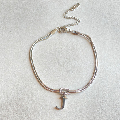 The Someone A-Z Love Knot Bracelet