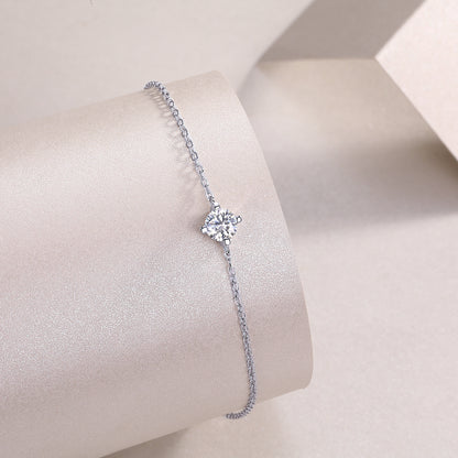 The Someone Moissanite Silver Bracelet