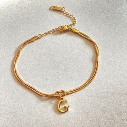 The Someone A-Z Love Knot Bracelet