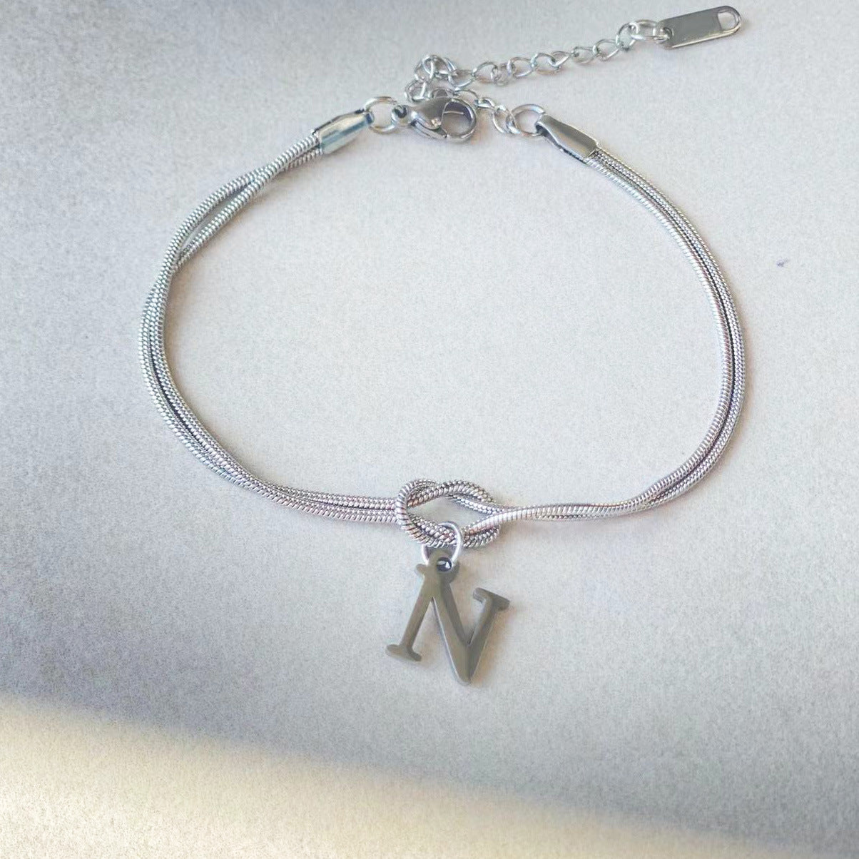 The Someone A-Z Love Knot Bracelet