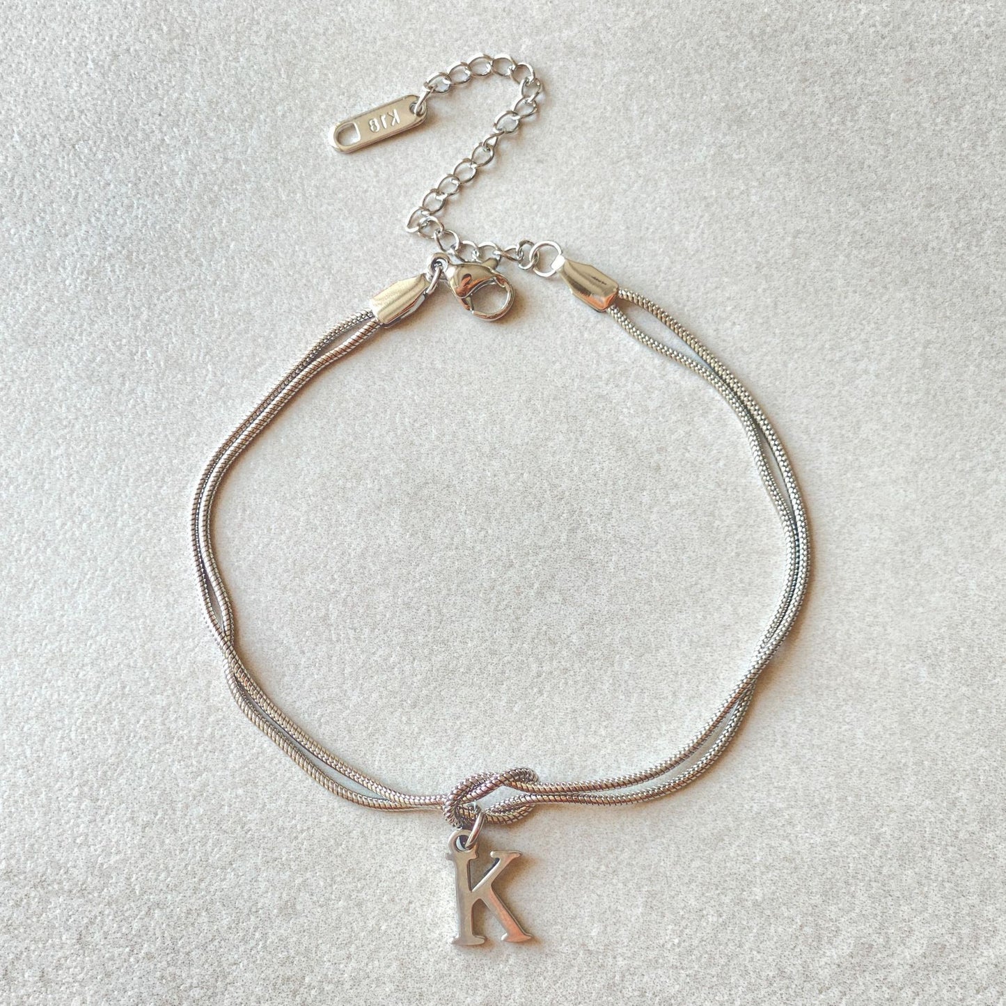 The Someone A-Z Love Knot Bracelet