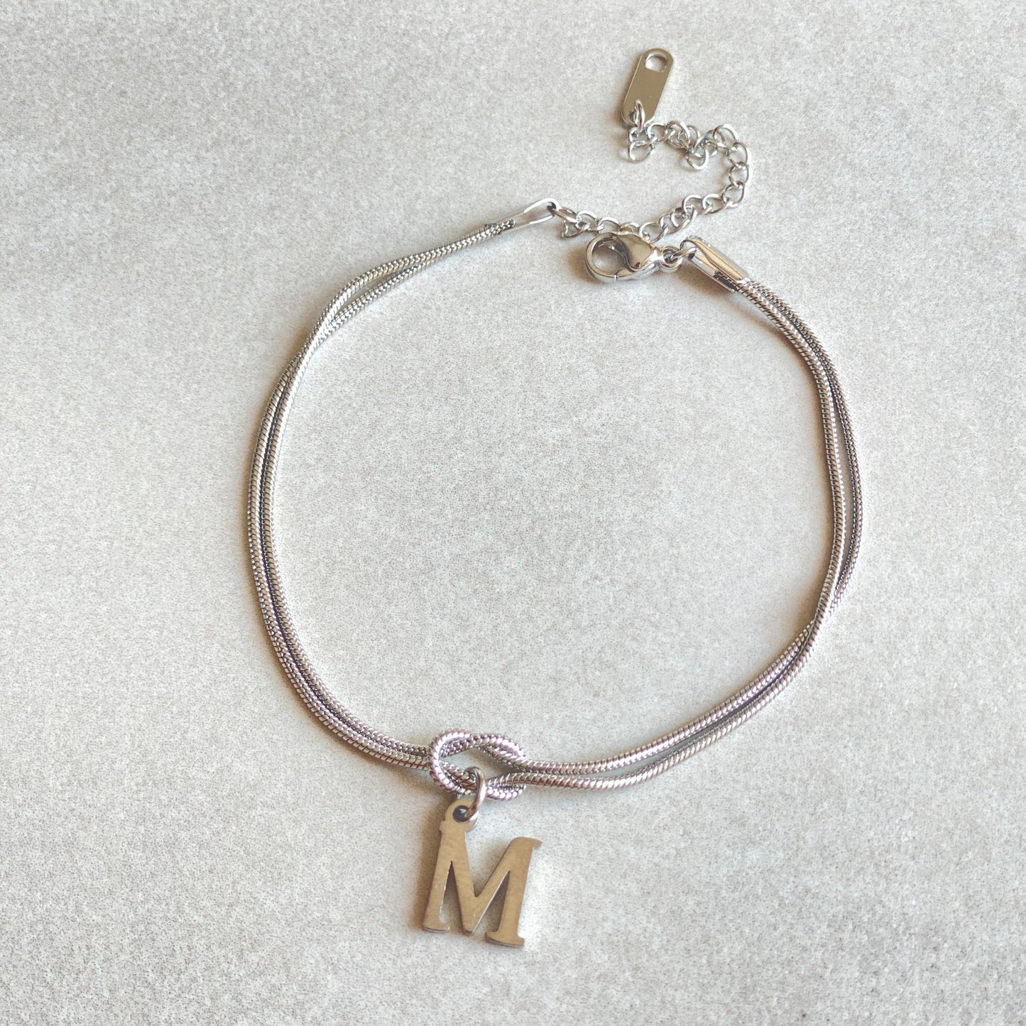 The Someone A-Z Love Knot Bracelet