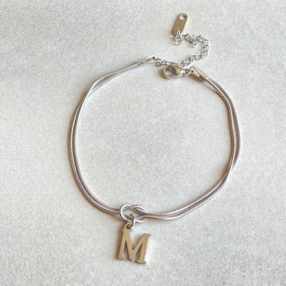 The Someone A-Z Love Knot Bracelet