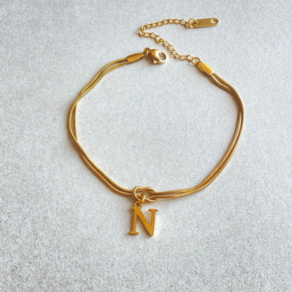 The Someone A-Z Love Knot Bracelet