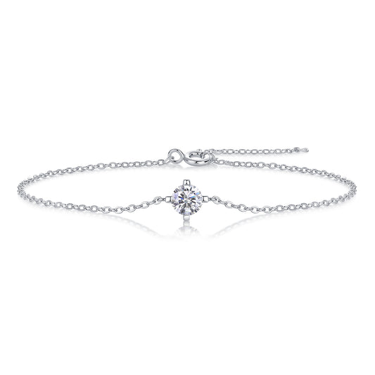 The Someone Moissanite Silver Bracelet