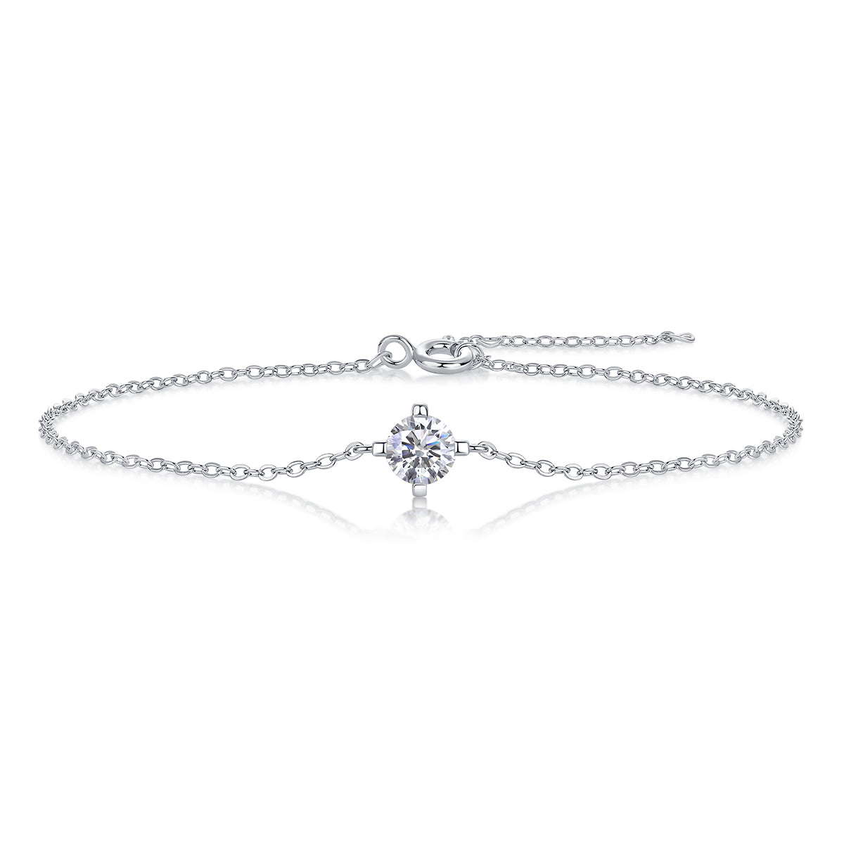 The Someone Moissanite Silver Bracelet