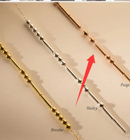 Morse Code Necklace