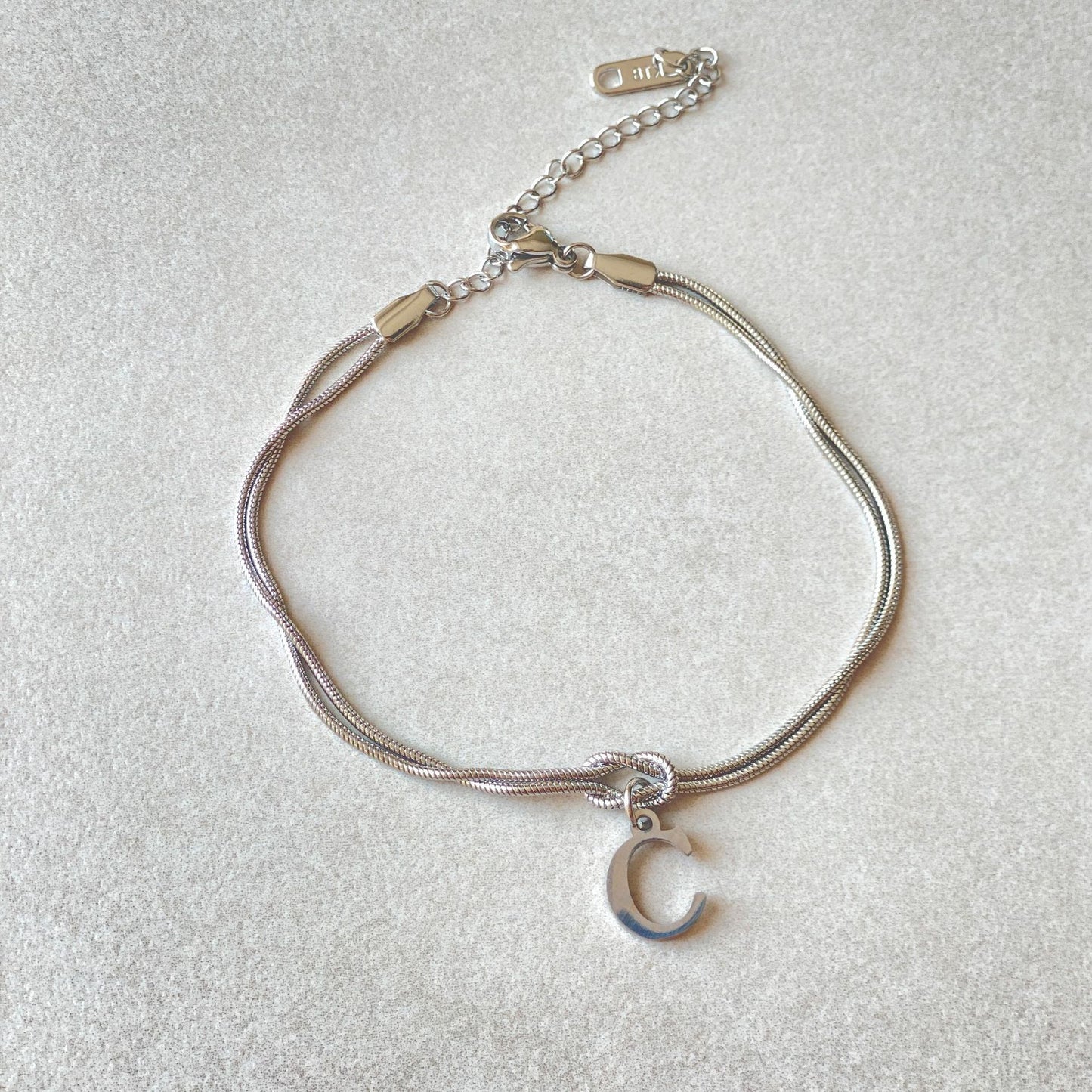 The Someone A-Z Love Knot Bracelet