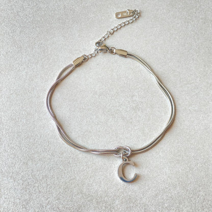 The Someone A-Z Love Knot Bracelet