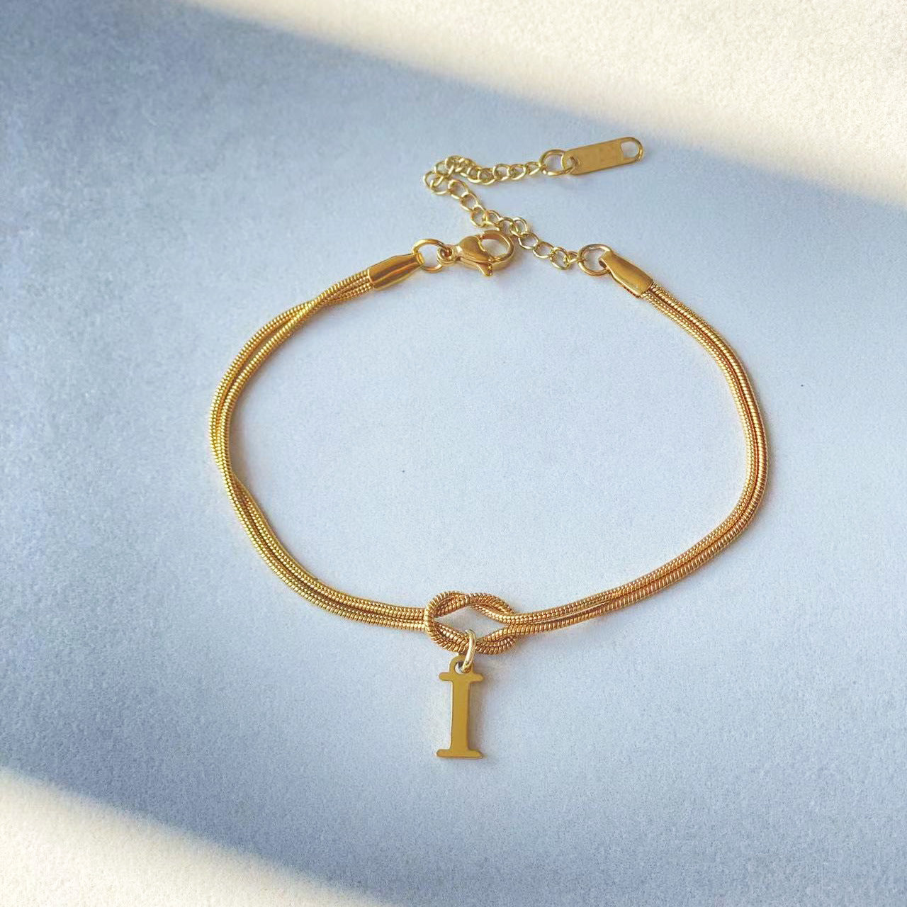 The Someone A-Z Love Knot Bracelet