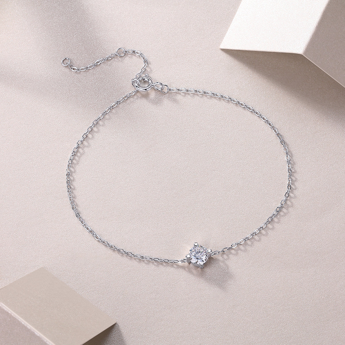 The Someone Moissanite Silver Bracelet