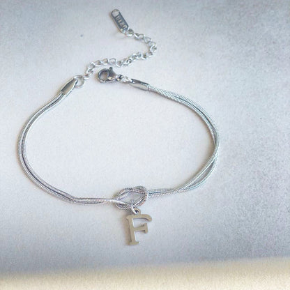 The Someone A-Z Love Knot Bracelet