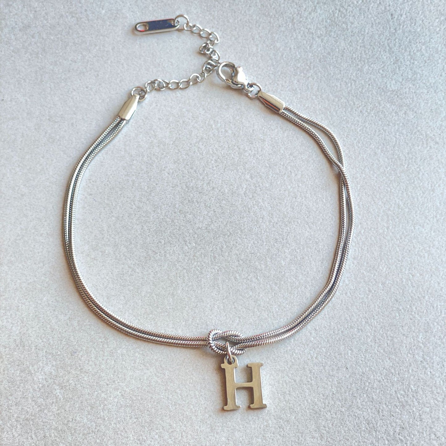 The Someone A-Z Love Knot Bracelet