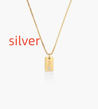 The Someone Initial Necklace with Diamond