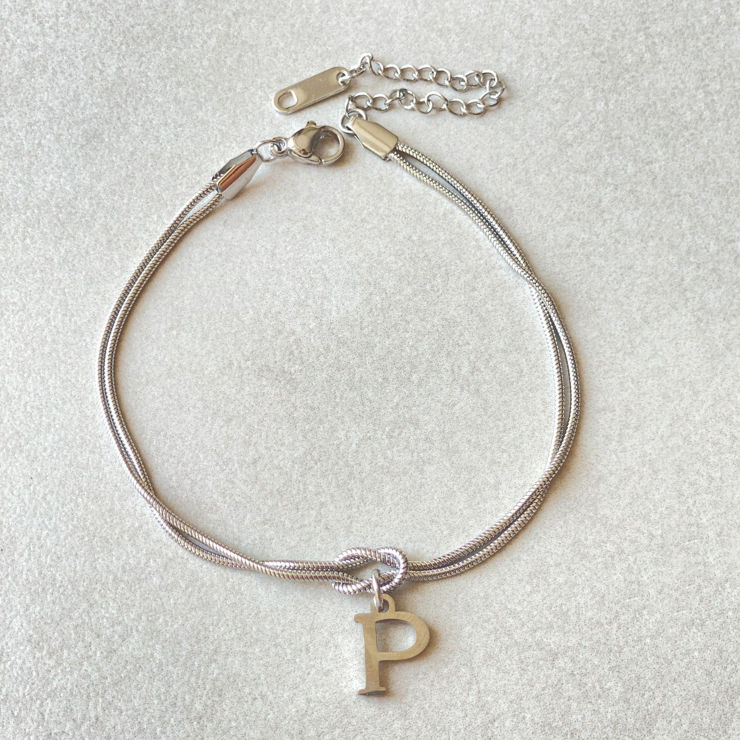 The Someone A-Z Love Knot Bracelet