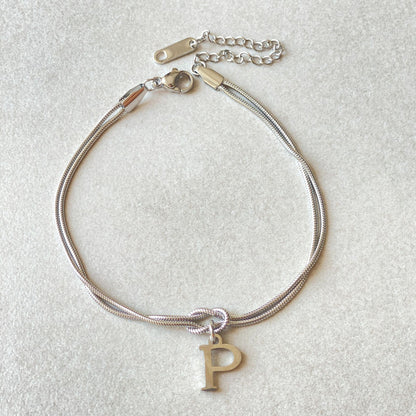 The Someone A-Z Love Knot Bracelet