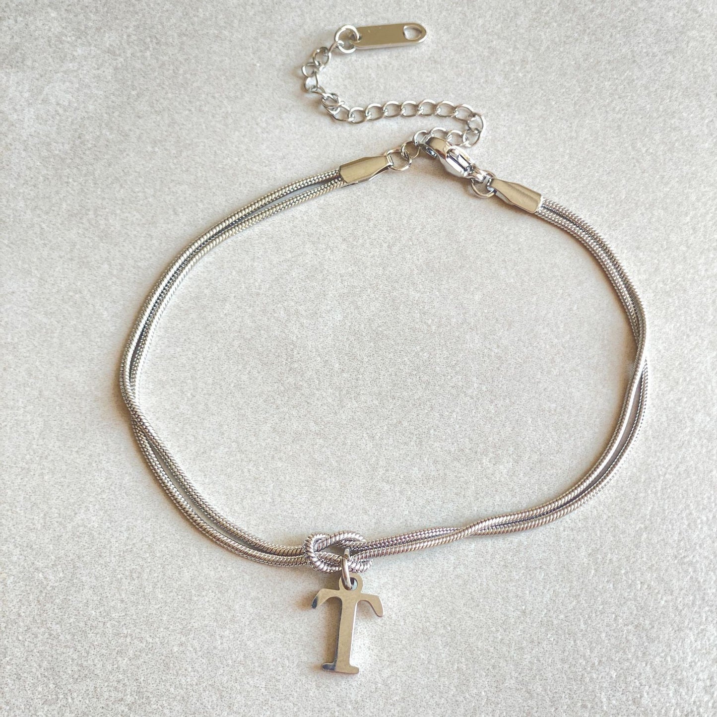 The Someone A-Z Love Knot Bracelet