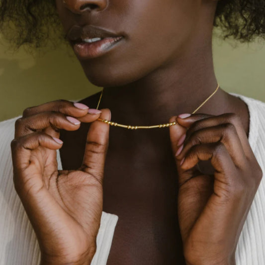 Morse Code Necklace