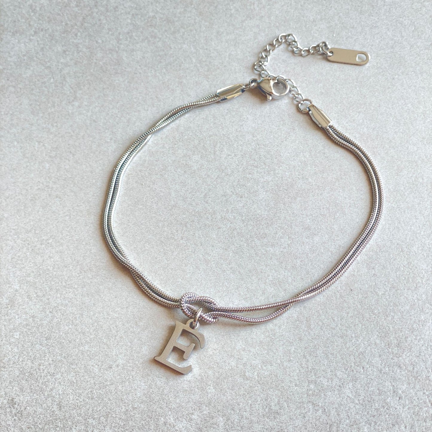The Someone A-Z Love Knot Bracelet