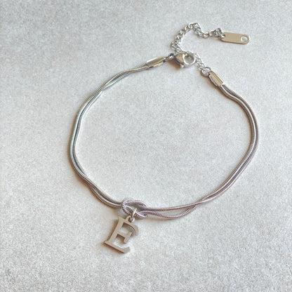 The Someone A-Z Love Knot Bracelet