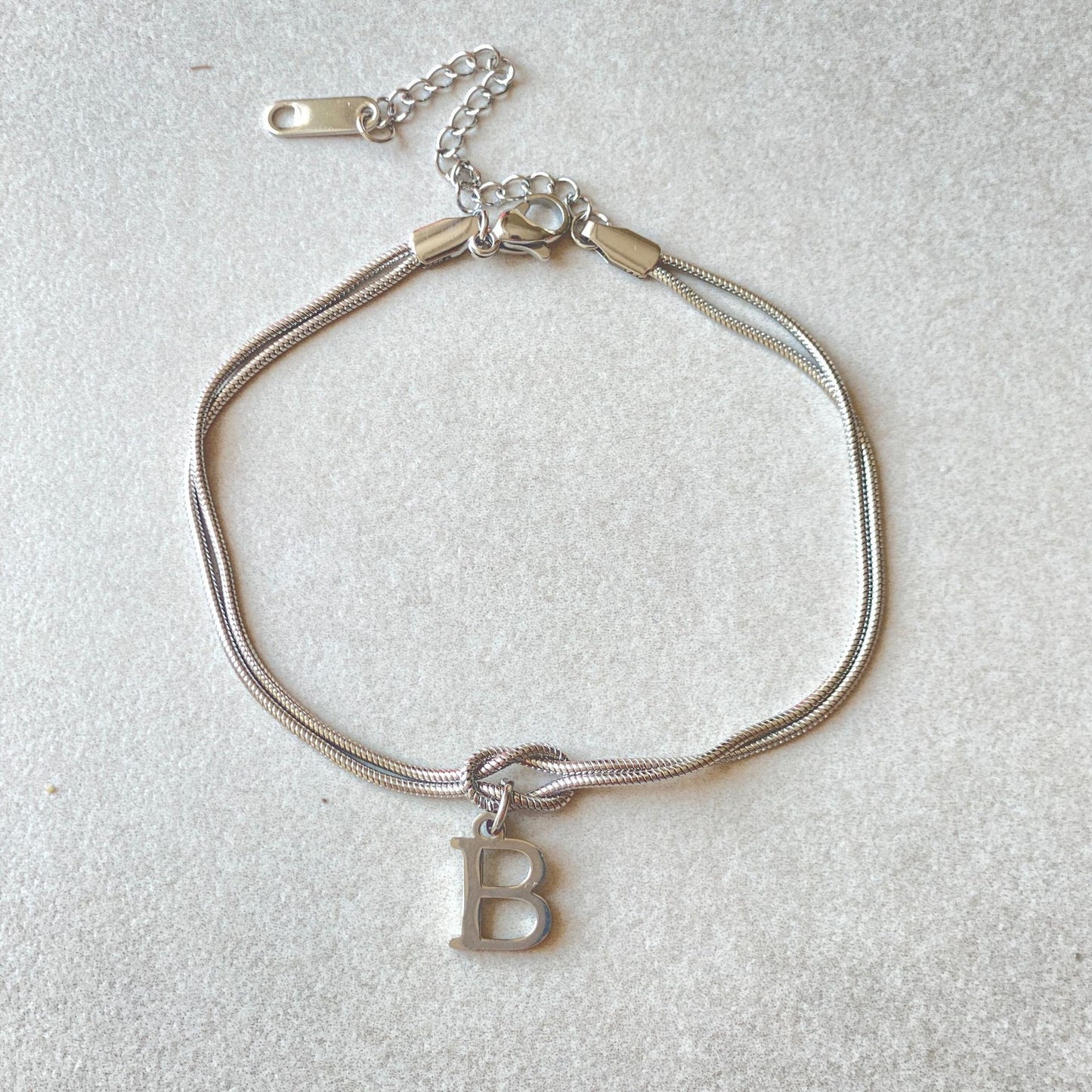 The Someone A-Z Love Knot Bracelet