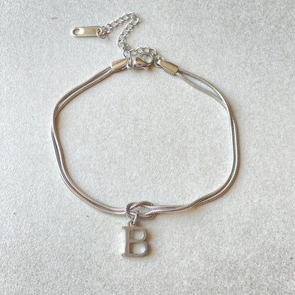 The Someone A-Z Love Knot Bracelet