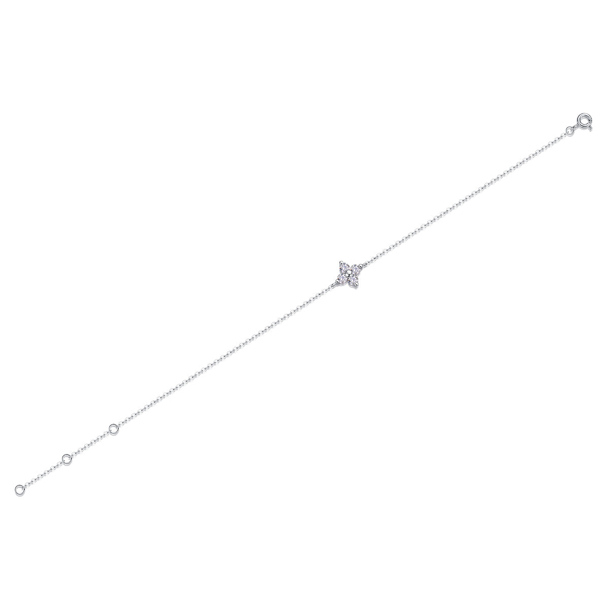 The Someone Moissanite Silver Bracelet