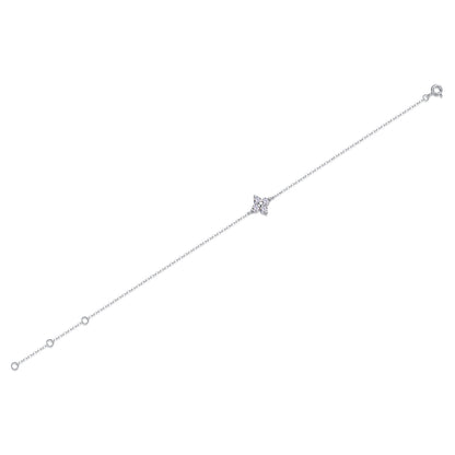 The Someone Moissanite Silver Bracelet