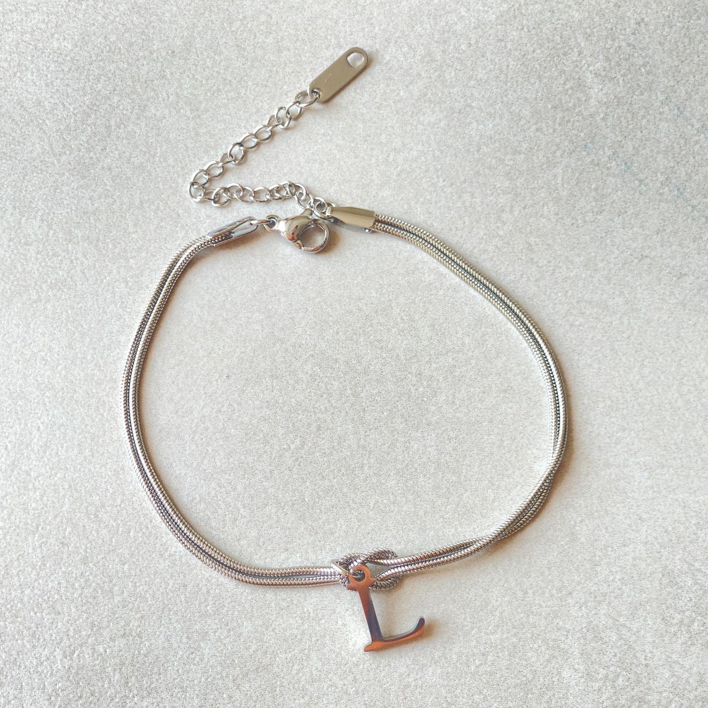 The Someone A-Z Love Knot Bracelet