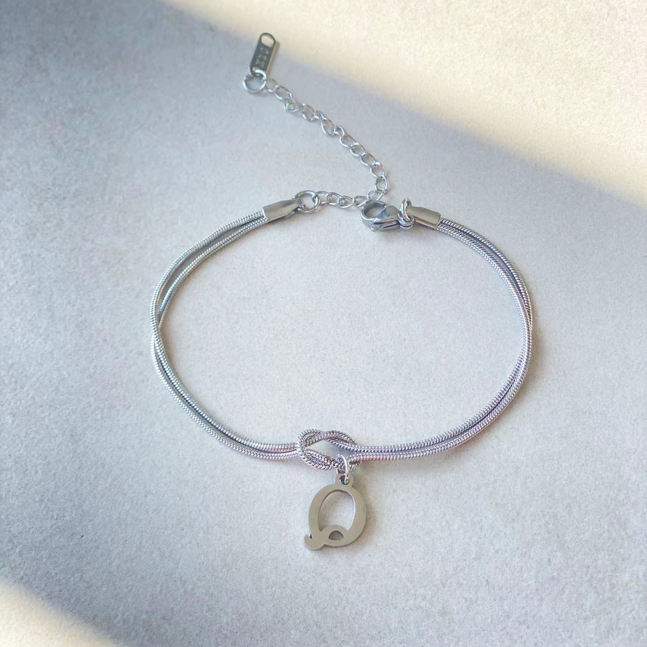 The Someone A-Z Love Knot Bracelet