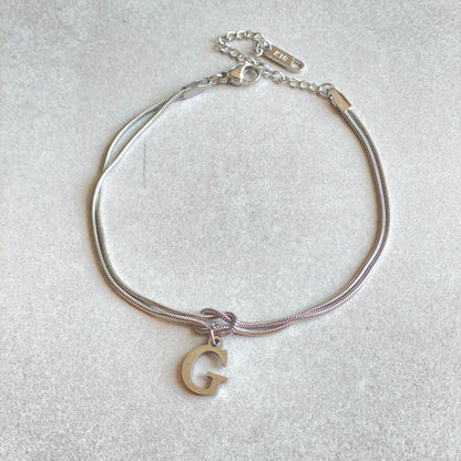The Someone A-Z Love Knot Bracelet