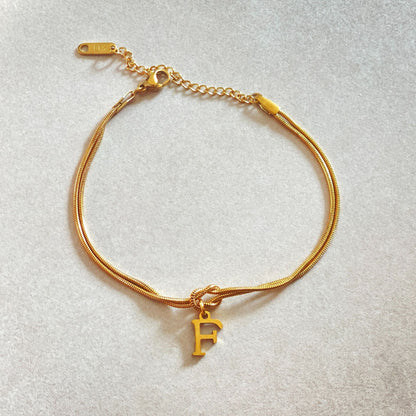 The Someone A-Z Love Knot Bracelet