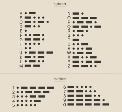 Morse Code Necklace