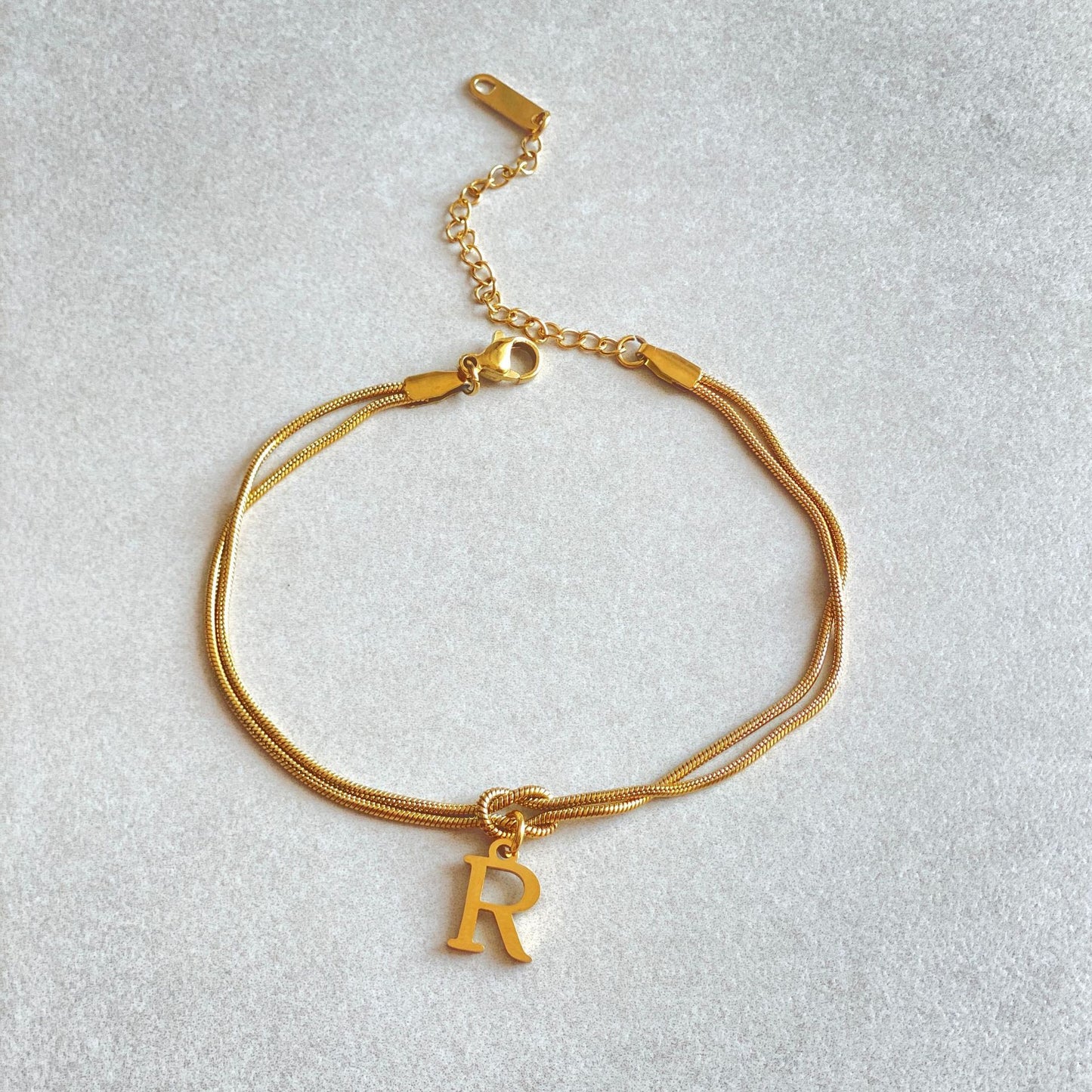 The Someone A-Z Love Knot Bracelet