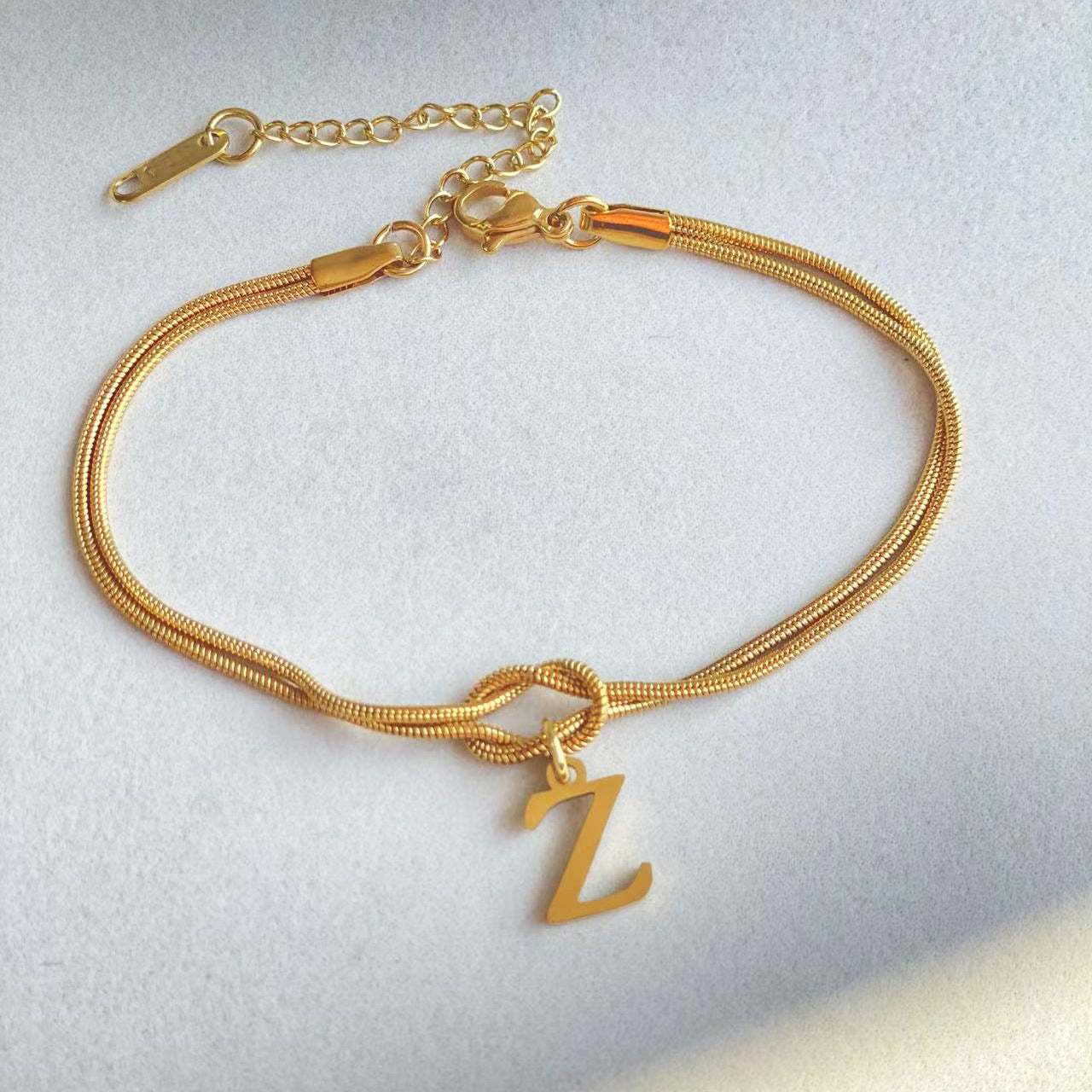 The Someone A-Z Love Knot Bracelet