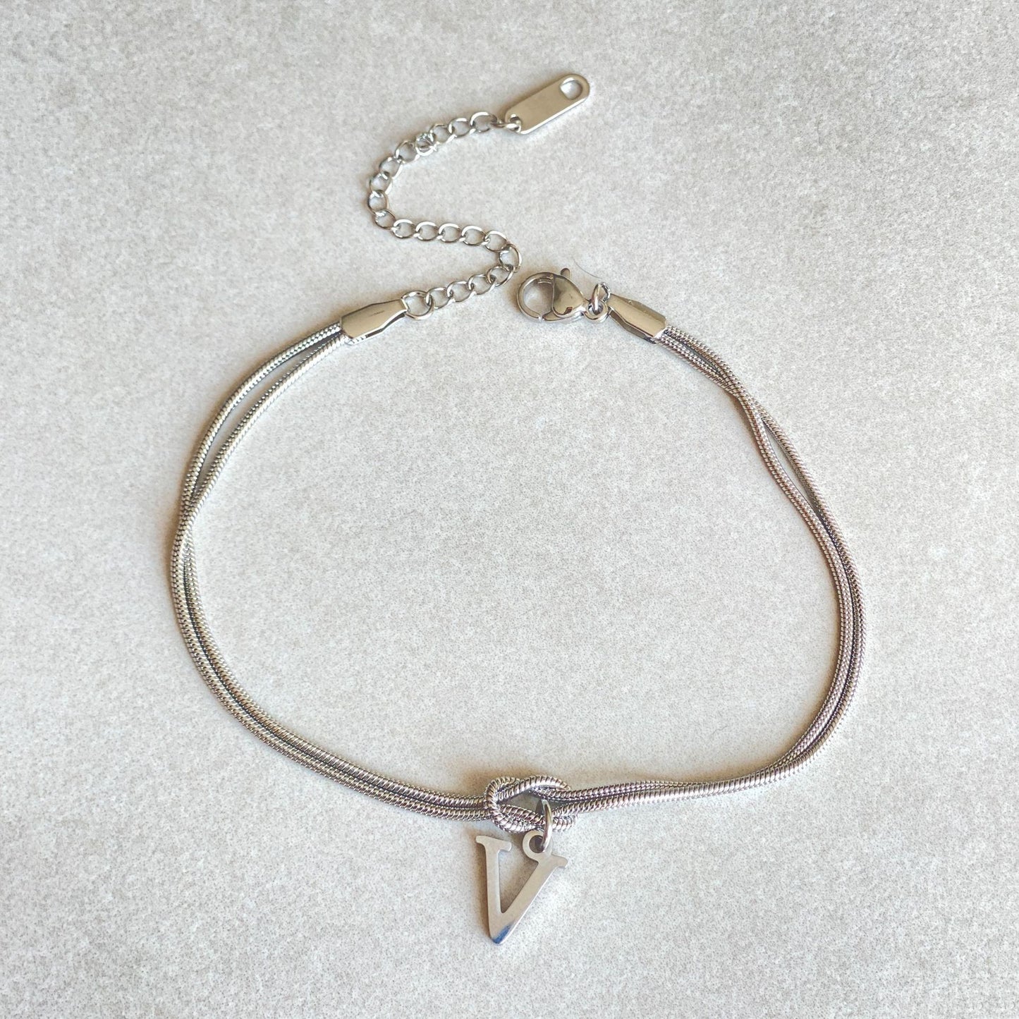 The Someone A-Z Love Knot Bracelet