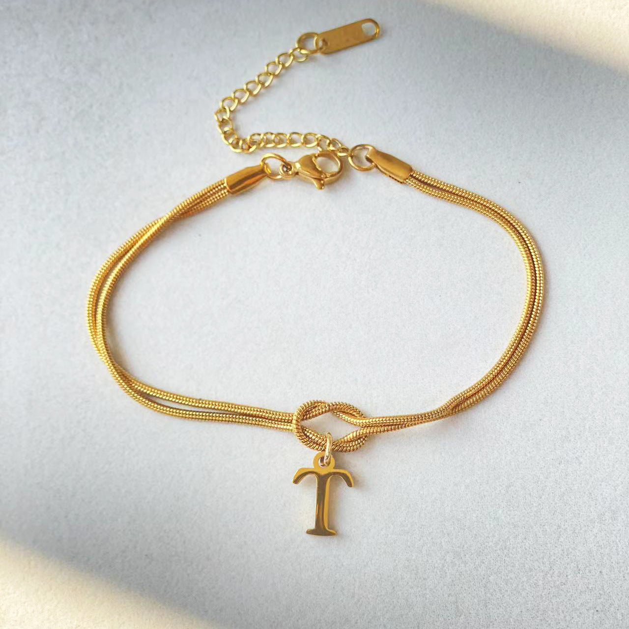 The Someone A-Z Love Knot Bracelet