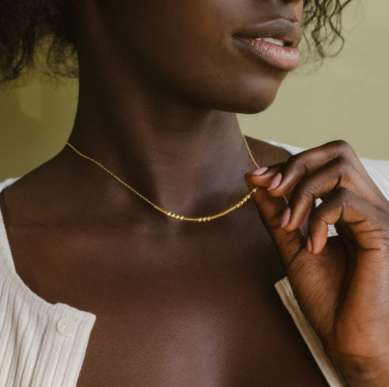 Morse Code Necklace