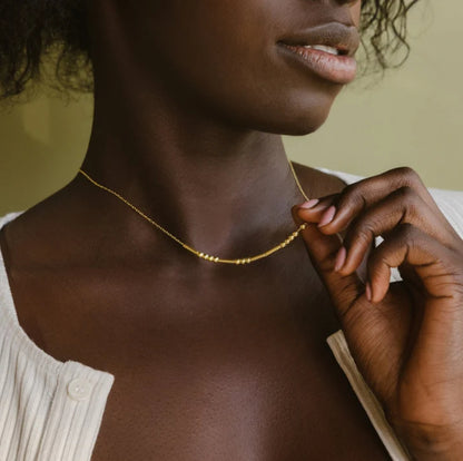 Morse Code Necklace