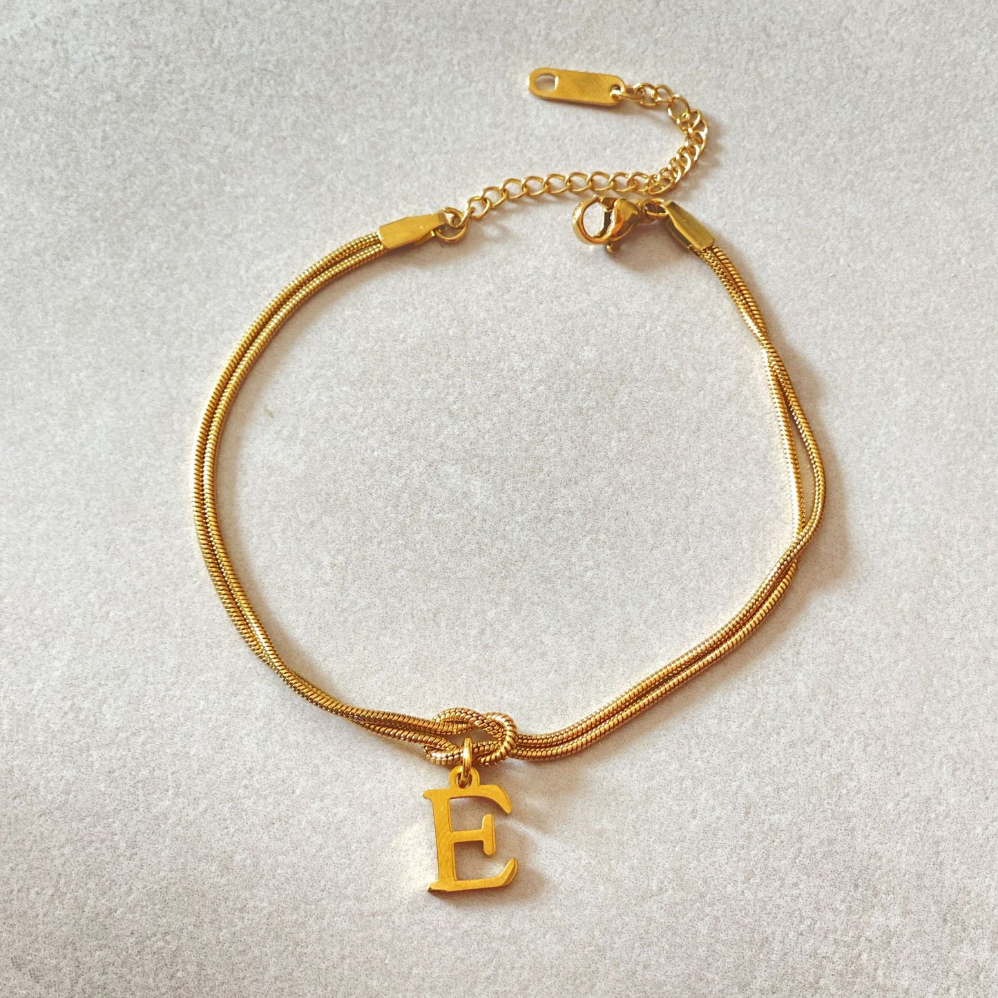 The Someone A-Z Love Knot Bracelet