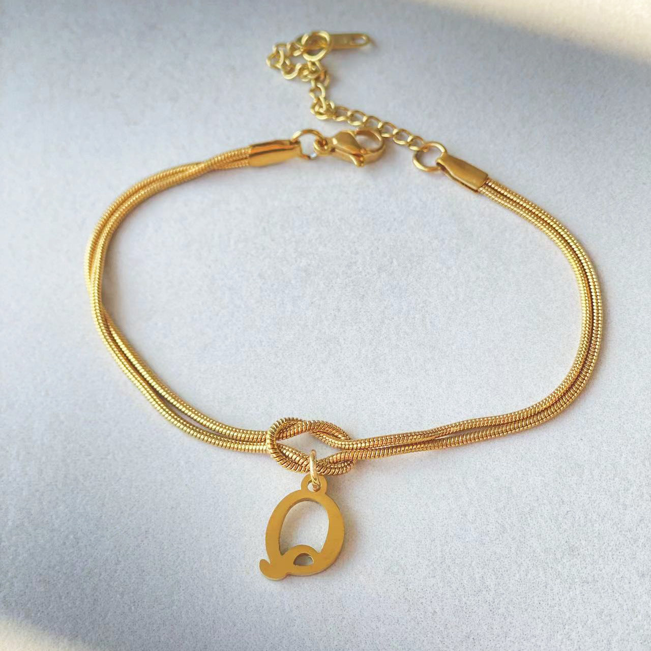The Someone A-Z Love Knot Bracelet
